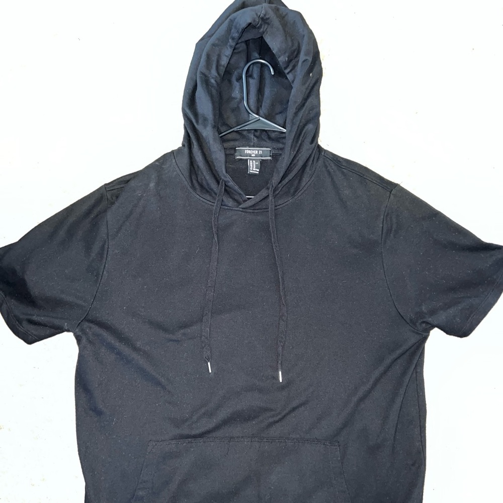 Mens Forever 21 Sleeveless Hoodie